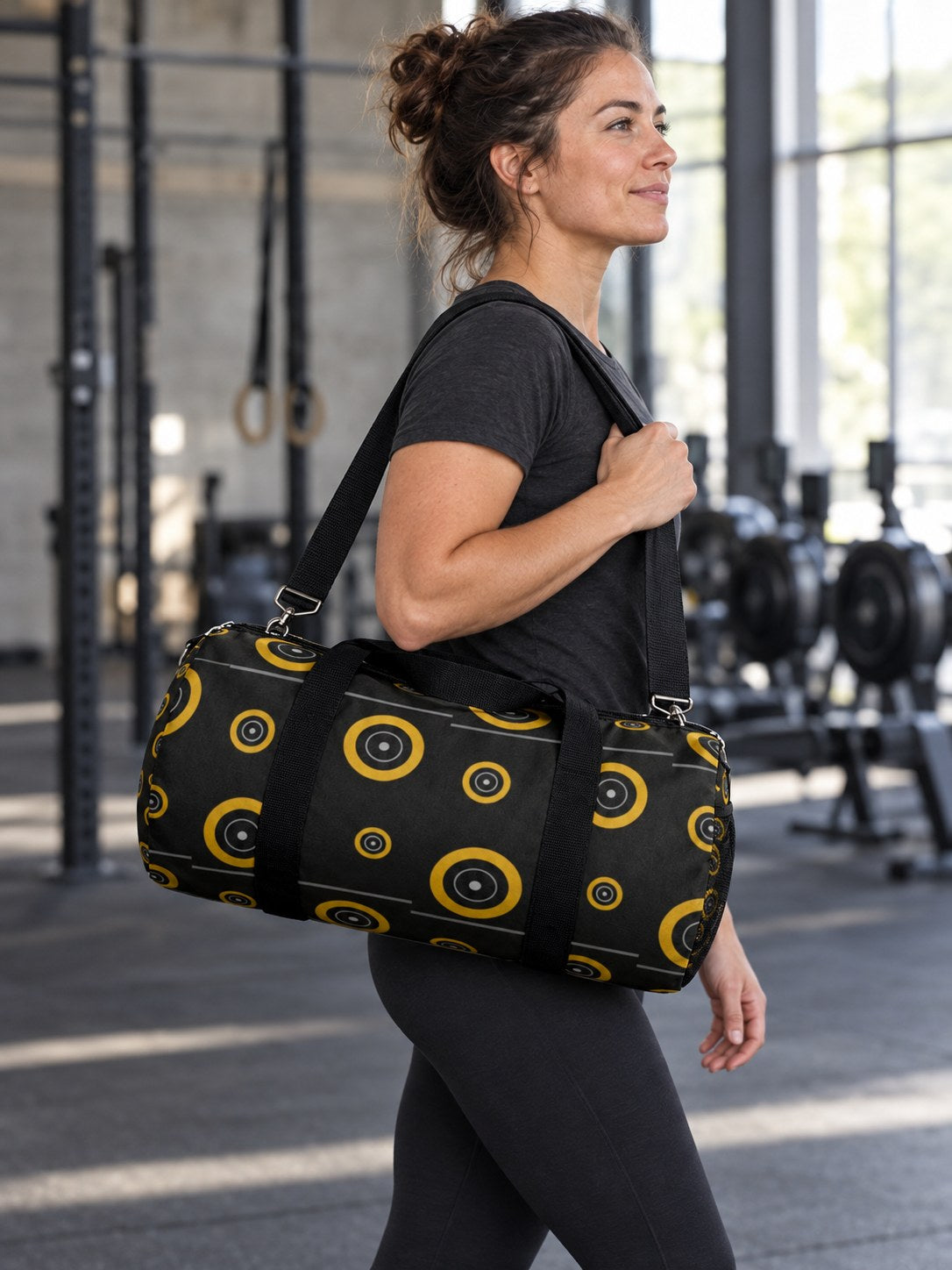 Training & Gym Gold Rush Iron Plate Duffel Bag, lifestyle photo