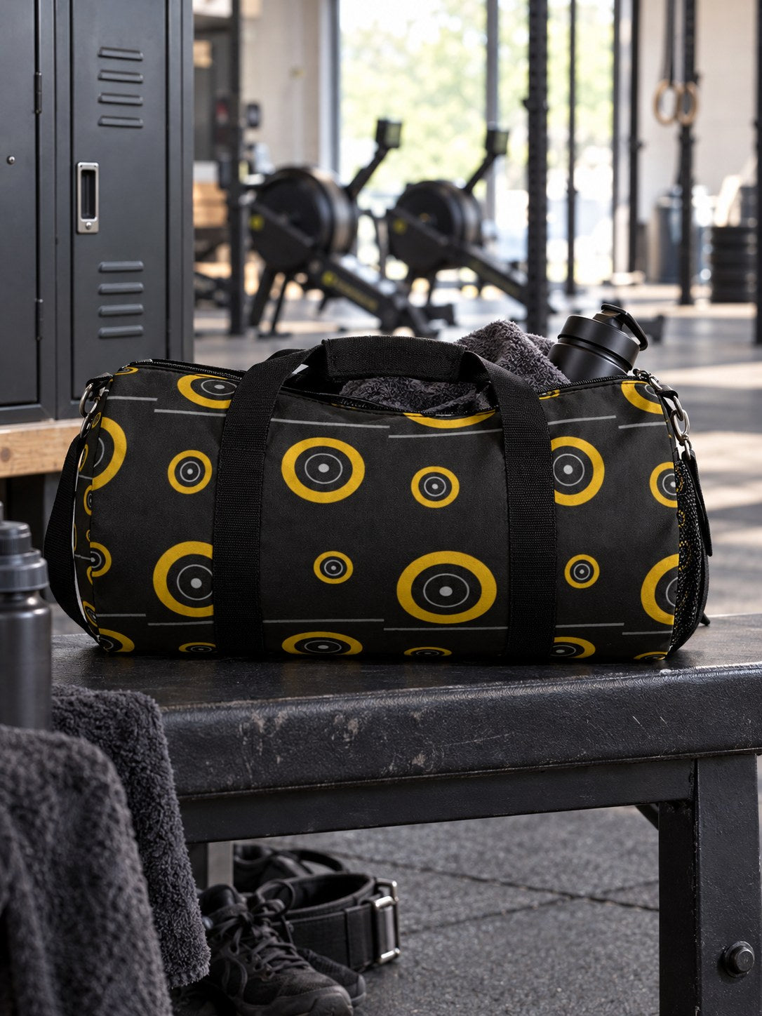 Training & Gym Gold Rush Iron Plate Duffel Bag, lifestyle detail