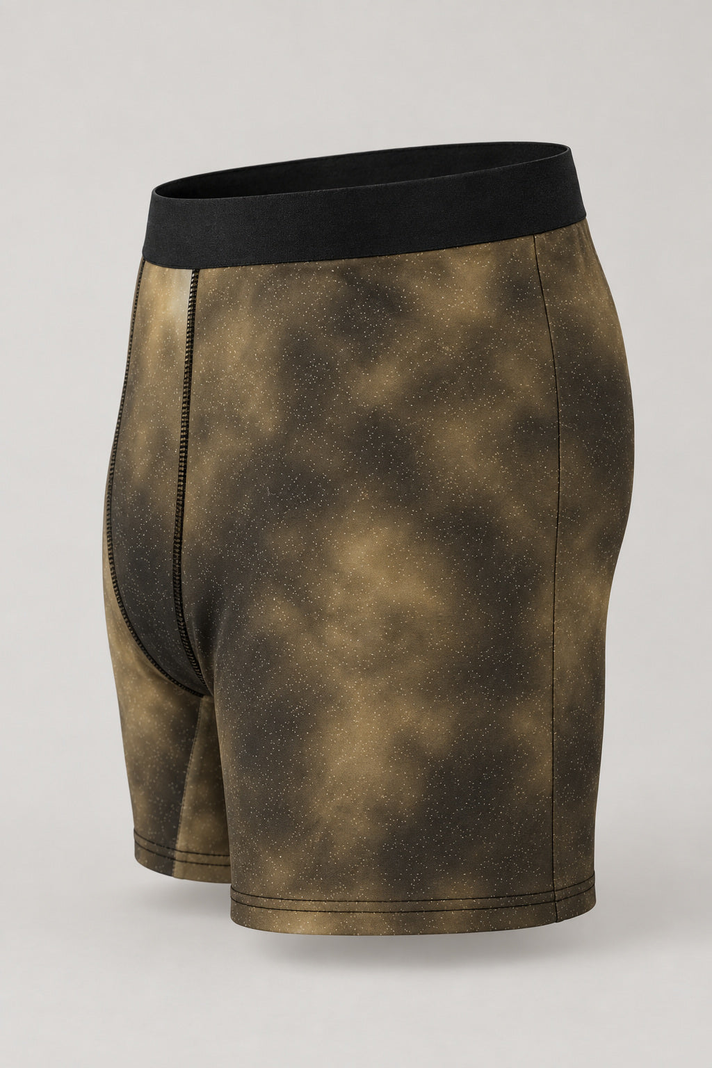 Sandstorm Galaxy Men's Boxer Briefs — Performance Underwear, AI-generated product-only studio side view
