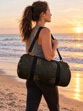 Yoga Gold Rush Flow Lotus Duffel Bag, lifestyle photo